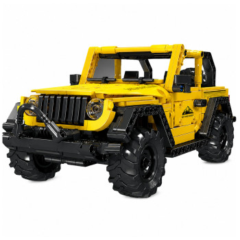 Klocki Konstrukcyjne Auto Samochód Terenowy Wrangler Żółty 746 el.