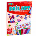 Zestaw Kreatywny Plastyczny Foil Art DIY Wyklejanie Błyszczącą Folią