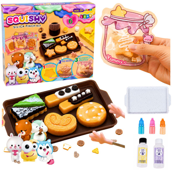 Zestaw Kreatywny Plastyczny Tworzenie Squishy Ozdobne Ciastka DIY