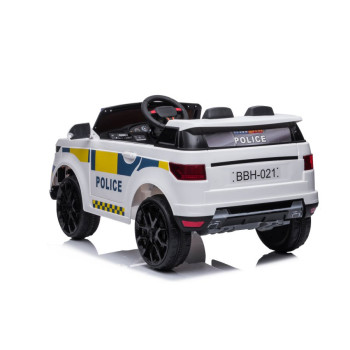 Auto Na Akumulator BBH-021 Światła LED Muzyka Pilot Policyjne Białe