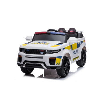 Auto Na Akumulator BBH-021 Światła LED Muzyka Pilot Policyjne Białe