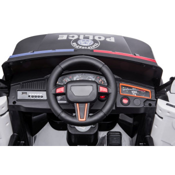 Auto Na Akumulator BBH-021 Światła LED Muzyka Pilot Policyjne Białe