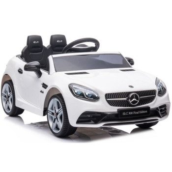 Auto Na Akumulator Mercedes SLC 300 Światła LED MP3 Pilot Biały