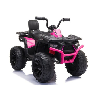 Quad Pojazd Na Akumulator JC333 Światła LED MP3 Różowy
