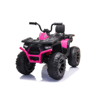 Quad Pojazd Na Akumulator JC333 Światła LED MP3 Różowy