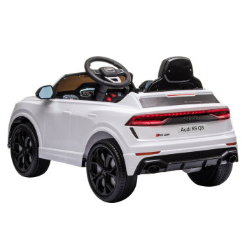 Samochód na akumulator Audi RS Q8 Światła LED MP3 Pilot Biały