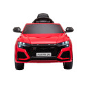 Samochód na akumulator Audi RS Q8 Światła LED MP3 Pilot Czerwony