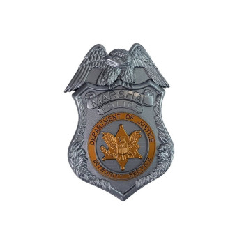 Zestaw Policyjny Pistolet Odznaka Granatowy Dźwięk Efekty Świetlne 37cm