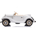 Auto Na Akumulator Mercedes Benz 540K Klasyk Premium Światła LED MP3 Biały