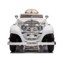 Auto Na Akumulator Mercedes Benz 540K Klasyk Premium Światła LED MP3 Biały