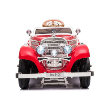 Auto Na Akumulator Mercedes Benz 540K Klasyk Premium LED MP3 Czerwony