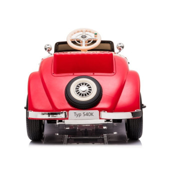 Auto Na Akumulator Mercedes Benz 540K Klasyk Premium LED MP3 Czerwony