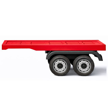 Naczepa do pojazdu na akumulator HL358 Mercedes Scania Actros czerwona