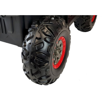 Quad na Akumulator XMX607 Światła LED MP3 Czerwony Lakier