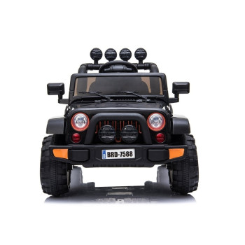 Auto Na Akumulator Jeep BRD-7588 Światła LED MP3 Pilot Czarny 4x4