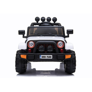 Auto Na Akumulator Jeep BRD-7588 Światła LED MP3 Pilot Biały 4x4