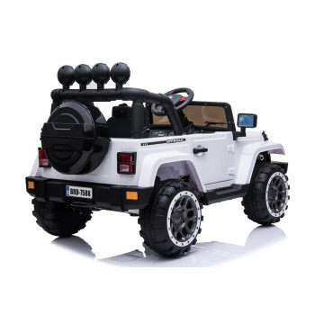 Auto Na Akumulator Jeep BRD-7588 Światła LED MP3 Pilot Biały 4x4
