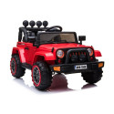 Auto Na Akumulator Jeep BRD-7588 Światła LED MP3 Pilot Czerwony 4x4