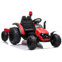 Traktor na akumulator z Przyczepą HZB-200 Światła LED MP3 Czerwony