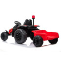 Traktor na akumulator z Przyczepą HZB-200 Światła LED MP3 Czerwony