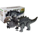 Dinozaur na Baterie Triceratops Szary