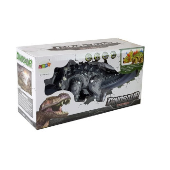Dinozaur na Baterie Triceratops Szary