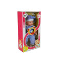 Lalka Bobas 45 cm Niebieskie Ubranie