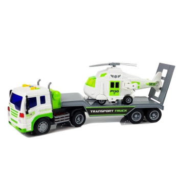 Auto Transporter na Baterie 1:16 z Helikopterem