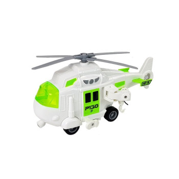 Auto Transporter na Baterie 1:16 z Helikopterem