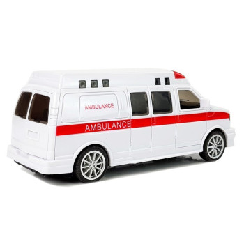 Ambulans Karetka Pogotowia z Napędem Dźwięk Syrena Światła
