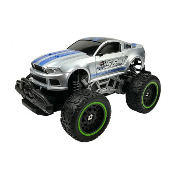 Auto Zdalnie Sterowane R/C 6.5 km/h Wysokie Koła Srebrne