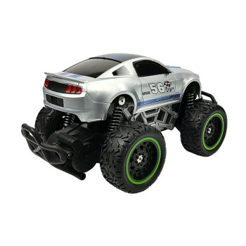 Auto Zdalnie Sterowane R/C 6.5 km/h Wysokie Koła Srebrne