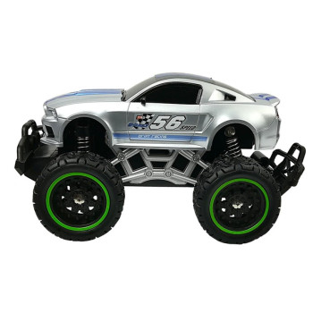 Auto Zdalnie Sterowane R/C 6.5 km/h Wysokie Koła Srebrne
