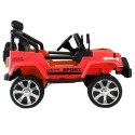 Auto na Akumulator S2388 Pilot Światła LED Radio Jeep Czerwony 4x45W