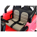 Auto na Akumulator S2388 Pilot Światła LED Radio Jeep Czerwony 4x45W