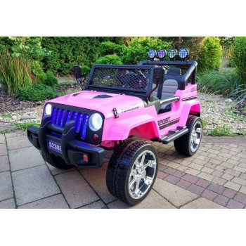 Auto na Akumulator S2388 Jeep Różowy 4x45W