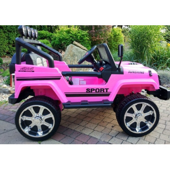 Auto na Akumulator S2388 Jeep Różowy 4x45W