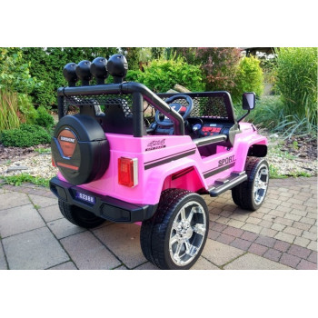 Auto na Akumulator S2388 Jeep Różowy 4x45W