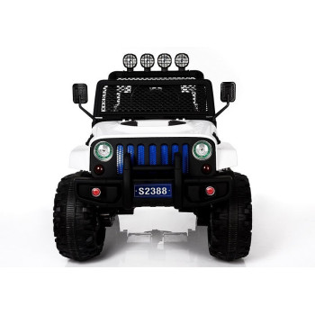 Auto na Akumulator S2388 Pilot Światła LED Radio Jeep Biały 4x45W