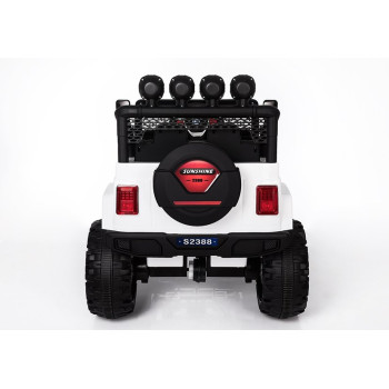 Auto na Akumulator S2388 Pilot Światła LED Radio Jeep Biały 4x45W