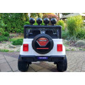 Auto na Akumulator S2388 Pilot Światła LED Radio Jeep Biały 4x45W