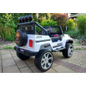 Auto na Akumulator S2388 Pilot Światła LED Radio Jeep Biały 4x45W