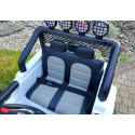 Auto na Akumulator S2388 Pilot Światła LED Radio Jeep Biały 4x45W