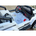 Auto na Akumulator S2388 Pilot Światła LED Radio Jeep Biały 4x45W
