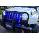 Auto na Akumulator S2388 Pilot Światła LED Radio Jeep Biały 4x45W