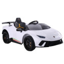 Auto na akumulator Lamborghini Huracan Pilot Światła LED MP3 Białe
