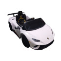 Auto na akumulator Lamborghini Huracan Pilot Światła LED MP3 Białe