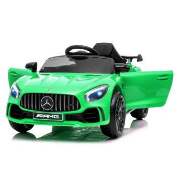 Auto na akumulator Mercedes AMG GT R Pilot Światła LED MP3  Zielony