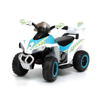 Quad na Akumulator GTS1188-A Światła LED Muzyka Schowek Biały Policyjny