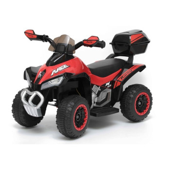 Quad na Akumulator GTS1188-A Światła LED Muzyka Schowek Czerwony